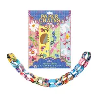 Eeboo Daisy Paper Chain - 120 Links Paper Craft