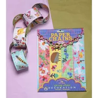 Eeboo Daisy Paper Chain - 120 Links Paper Craft