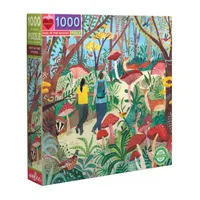 Eeboo Piece And Love Hike In The Woods 1000 Piece Square Adult Jigsaw Puzzle Puzzle