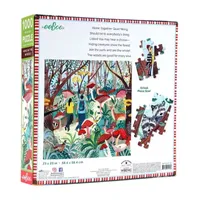 Eeboo Piece And Love Hike In The Woods 1000 Piece Square Adult Jigsaw Puzzle Puzzle