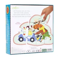 Eeboo Ready To Grow - Together Time Progressive Puzzles Set Of 5  Multi Puzzle