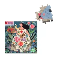 Eeboo Piece And Love Mother Earth 1000 Piece Square Adult Jigsaw Puzzle Puzzle