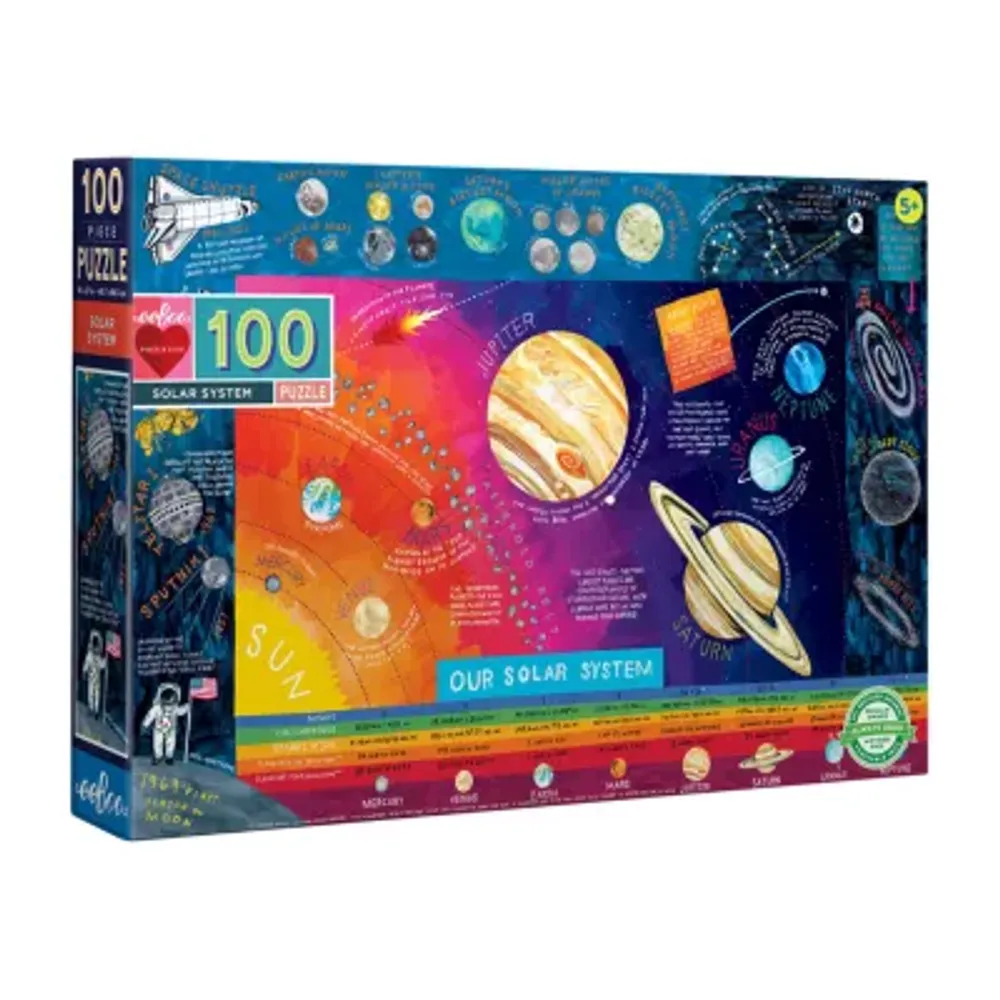 Eeboo Solar System 100 Piece Puzzle Puzzle