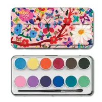 Eeboo Butterflies Watercolor Paint Set 12 Colors