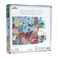 Eeboo Piece And Love Coral Reef 1000 Piece Square Adult Jigsaw Puzzle Puzzle