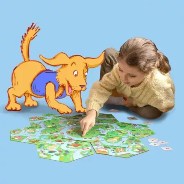 Spottington Seek and Find Award Winning Board Game eeBoo for Kids 5+