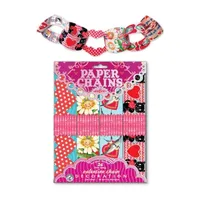 Eeboo Valentine Paper Chain - 120 Links Paper Craft