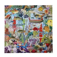 Eeboo Piece And Love Gems And Fish 1000 Piece Square Jigsaw Puzzle  23" X 23" Square Puzzle