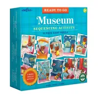 Eeboo Ready To Go Puzzle - Museum - Sequencing Activity Puzzle