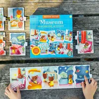 Eeboo Ready To Go Puzzle - Museum - Sequencing Activity Puzzle