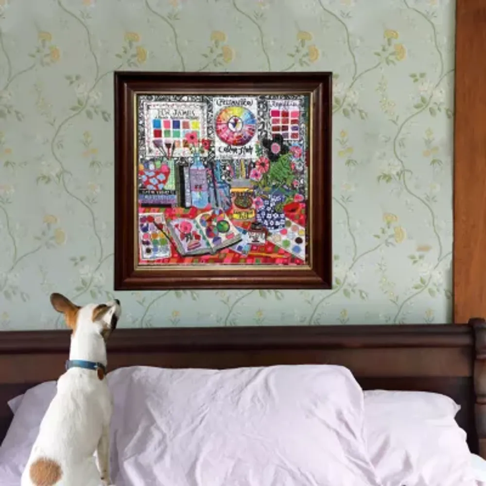 Eeboo Piece And Love Artist Studio 1000 Piece Square Jigsaw Puzzle  23" X 23" Square  By Woodstock  Ny Artist  Sharon Nullmeyer Puzzle
