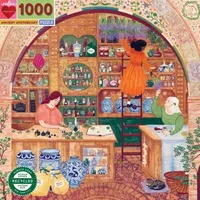Eeboo Piece And Love Ancient Apothecary 1000 Piece Square Jigsaw Puzzle  23" X 23" Square By Illustratior By Margaux Samson Abadie Puzzle