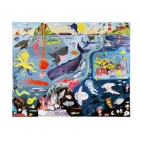 Eeboo Within The Sea 48 Piece Giant Floor Jigsaw Puzzle  30" X 24" Puzzle Puzzle