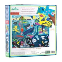 Eeboo Within The Sea 48 Piece Giant Floor Jigsaw Puzzle  30" X 24" Puzzle Puzzle