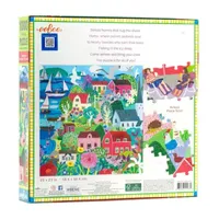 Eeboo Piece And Love Swedish Fishing Village 1000 Piece Square Puzzle  23" X 23" Square Puzzle