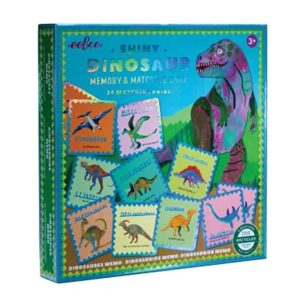 Eeboo Shiny Dinosaur  Is A Gender Neutral Memory Matching Game Brain Games