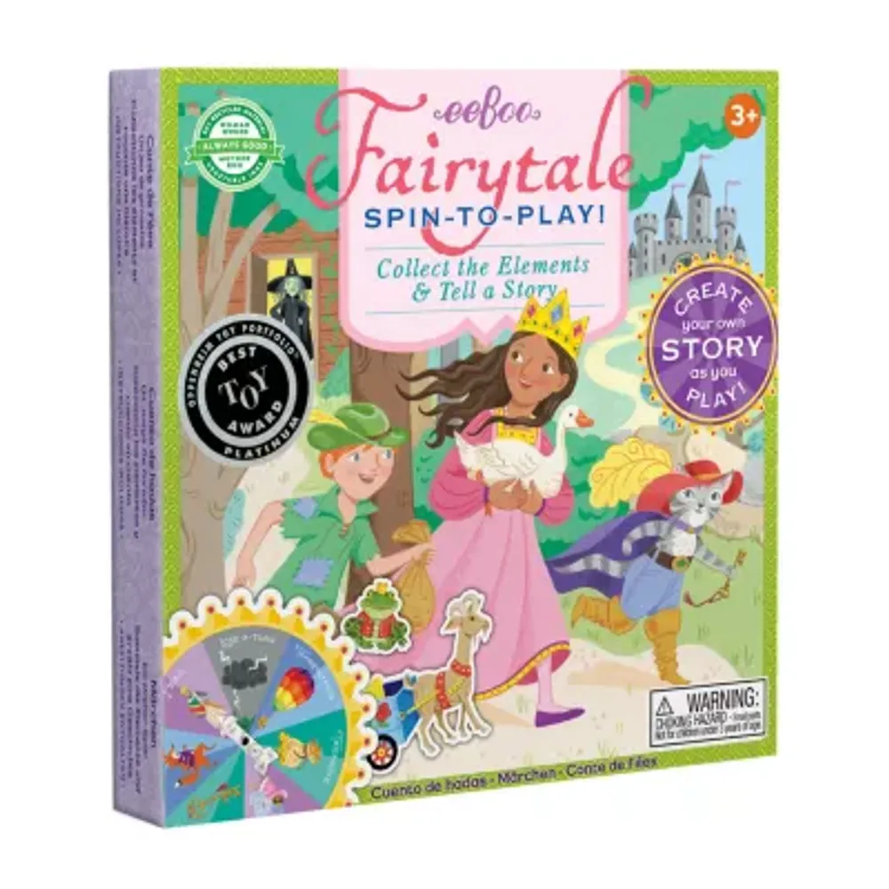 Eeboo Fairytale Spin To Play Game Ages 3+ Puzzle