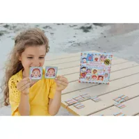 Eeboo I Never Forget A Face Memory And Matching Game Puzzle