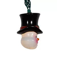 Kurt Adler UL 10-Light Snowman Head Light Set