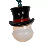 Kurt Adler UL 10-Light Snowman Head Light Set