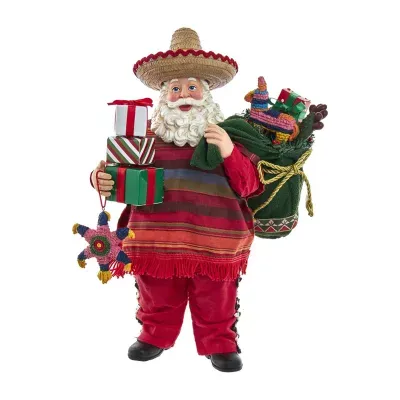 Kurt Adler Plays Music Santa Figurine