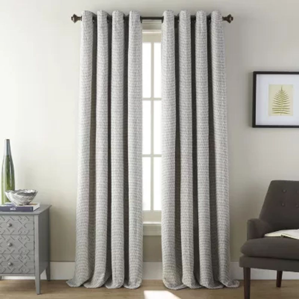 Stratford Park Sarina Blackout Grommet Top Single Curtain Panel