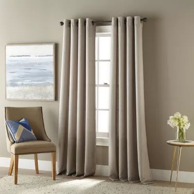 Stratford Park Odessa Blackout Grommet Top Single Curtain Panel