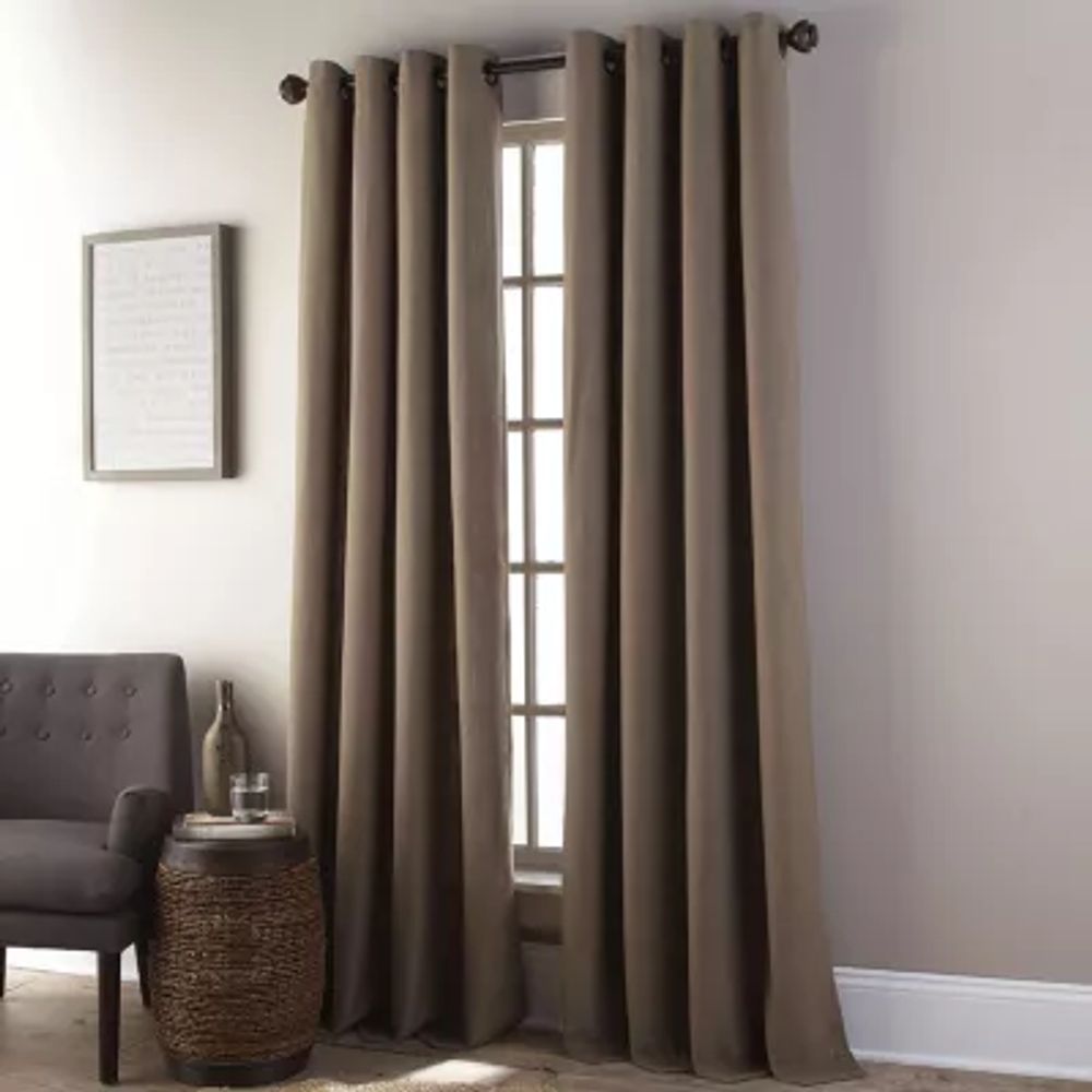 Stratford Park Serena Blackout Grommet Top Single Curtain Panel