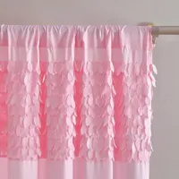 Beatrice Home Fashions Walden Leaves Light-Filtering Rod Pocket Set of 2 Curtain Panel