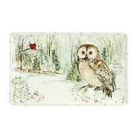 Certified International Winter's Walk Earthenware Serving Platter