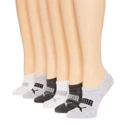 Puma 6 Pair Liner Socks - Womens