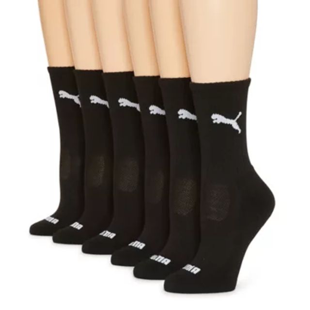 PUMA Liner Socks - Womens, Color: Black Gray - JCPenney