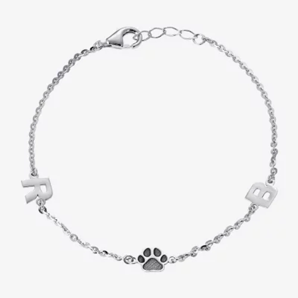 Sterling Silver 7.25 Inch Solid Cable Id Bracelet