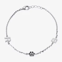 Sterling Silver 7.25 Inch Solid Cable Id Bracelet
