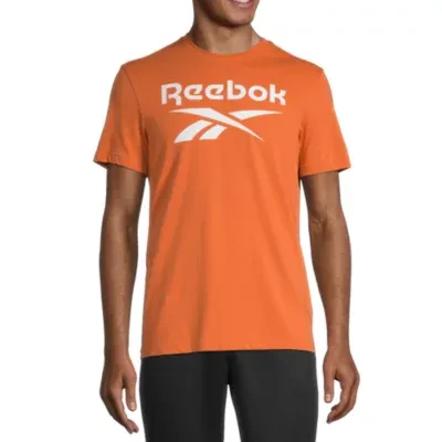 Reebok Mens Crew Neck Short Sleeve Graphic T-Shirt