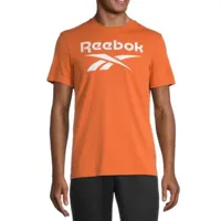 Reebok Mens Crew Neck Short Sleeve Graphic T-Shirt