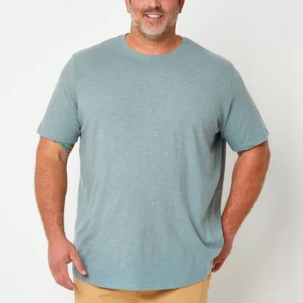 mutual weave Big and Tall Mens Crew Neck Short Sleeve T-Shirt