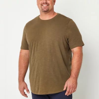 mutual weave Big and Tall Mens Crew Neck Short Sleeve T-Shirt