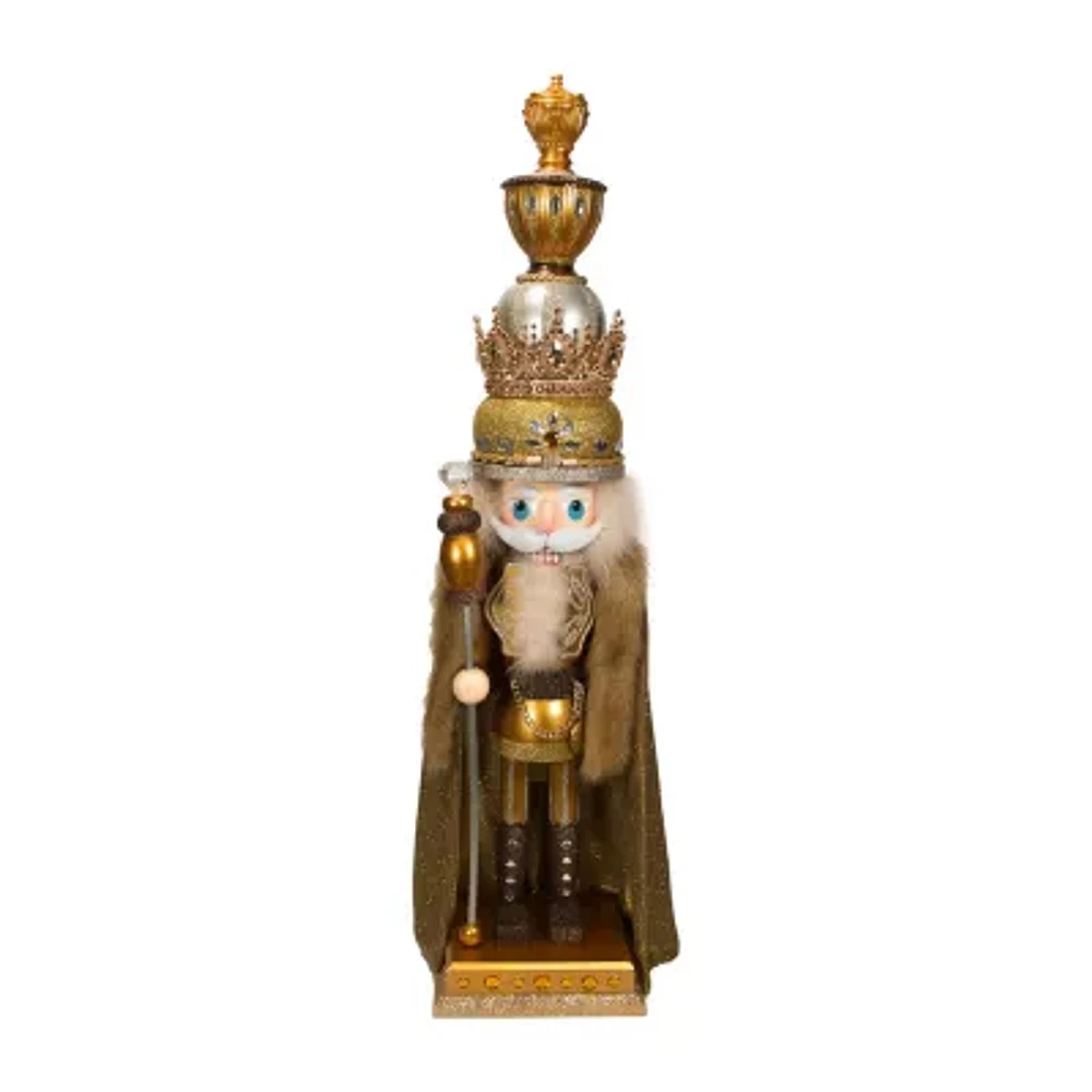 Kurt Adler 36-Inch Hollywood Gold King Nutcracker