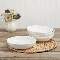 Dolly Parton 4-pc. Embossed Stoneware Pasta Bowl