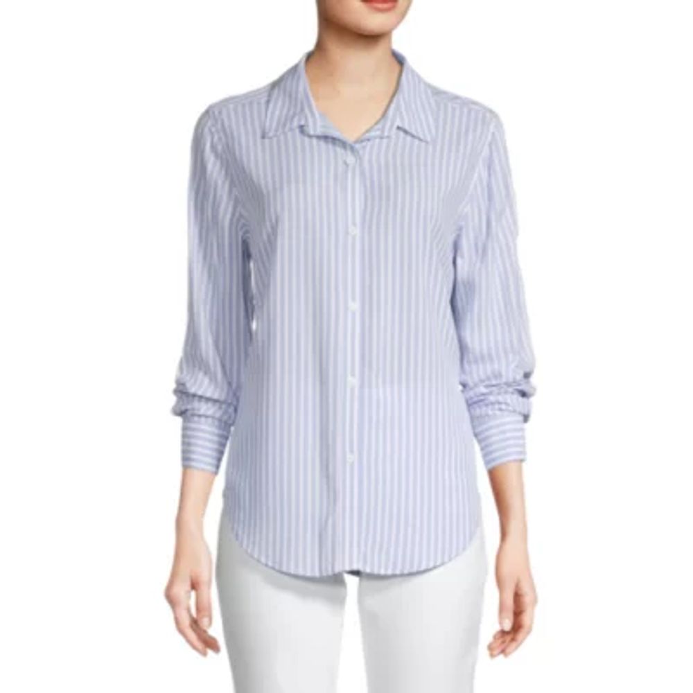 liz claiborne womens long sleeve dress shirt