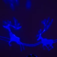Kurt Adler Reindeer Night Light Projector Lighted Christmas Tabletop Decor