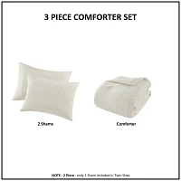 Urban Habitat Sawyer Knitted 3-pc. Midweight Comforter Set