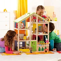 Hape All Seasons Wooden Dollhouse