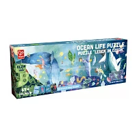 Hape Glow-In-The-Dark Puzzle: Ocean Life Puzzle