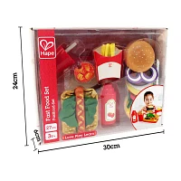 Hape Kitchen Food Playset: Fast Food