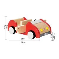 Hape Dollhouse Family Car - Red Doll Accessory