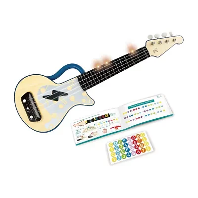 Hape Learn With Lights Ukulele Blue