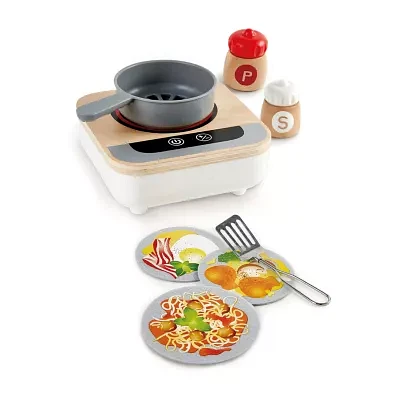 Hape Fun Fan Fryer - 7 Pieces Play Kitchen