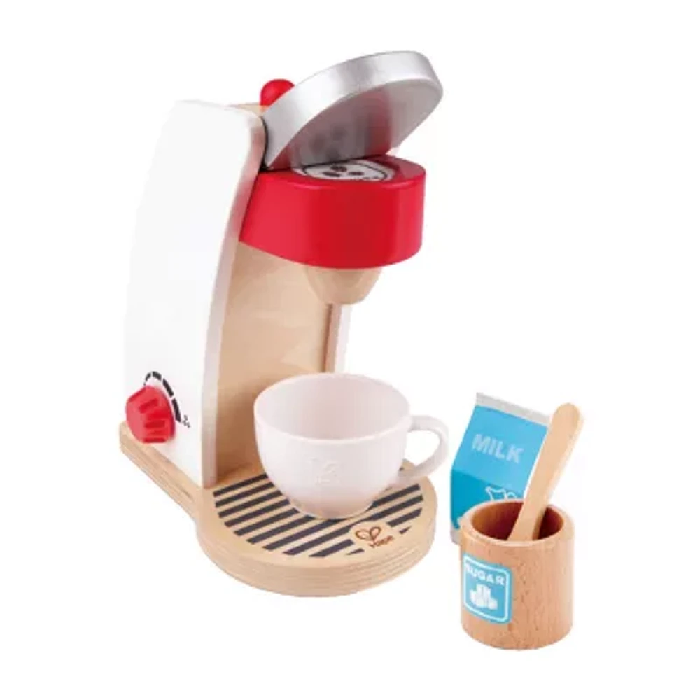 Hape My Coffee Machine - 6 Piece Set Play Kitchen